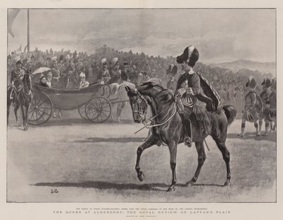Królowa w Aldershot, Royal Review on Laffan